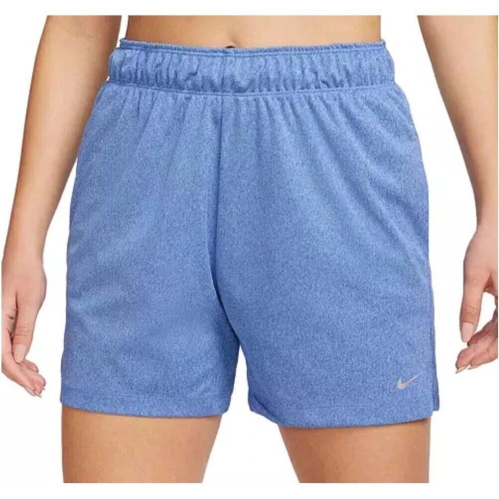 Nike Attack 5" Dri-FIT‎ Training Shorts Womens Small Blue DX6024 407